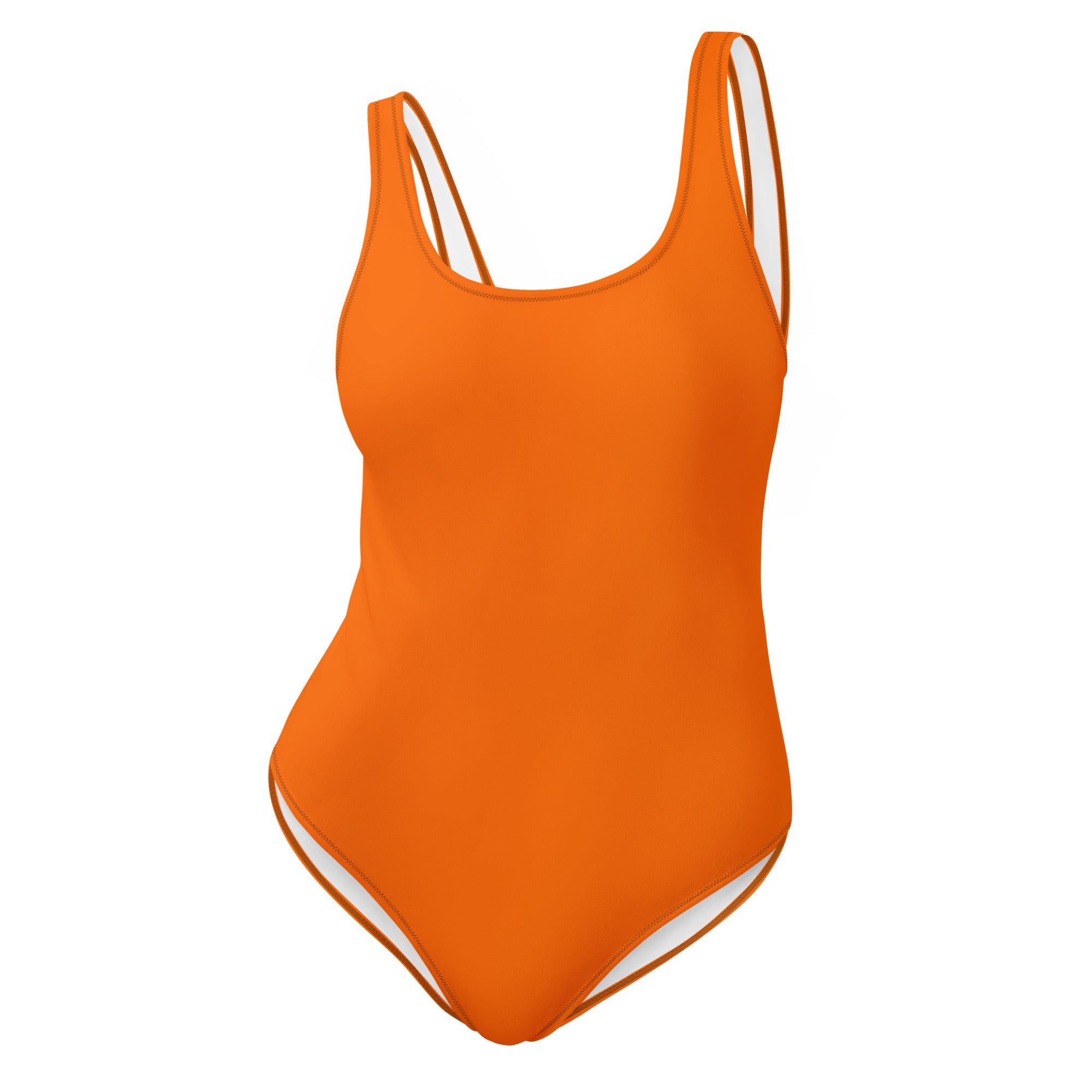 Orange One-Piece Swimsuit