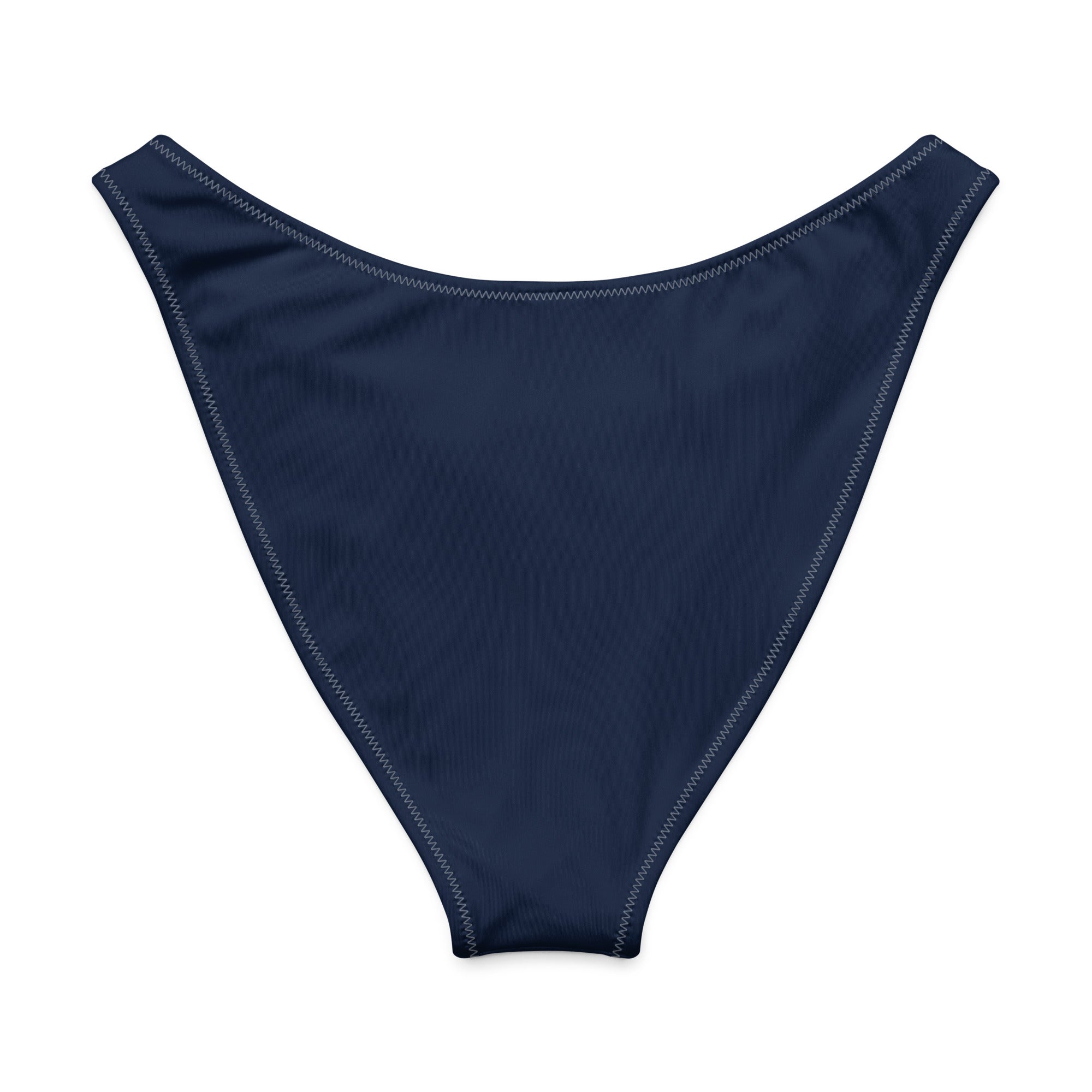 Navy blue Recycled V-cut bikini bottom