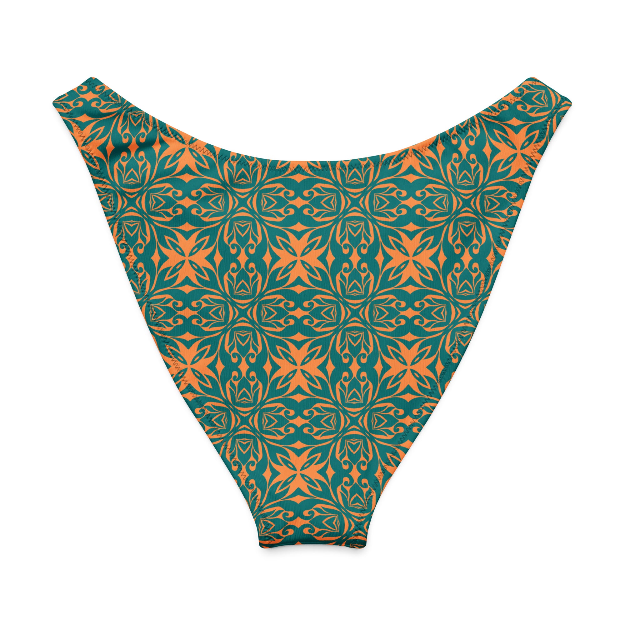 Printed Recycled V-cut bikini bottom